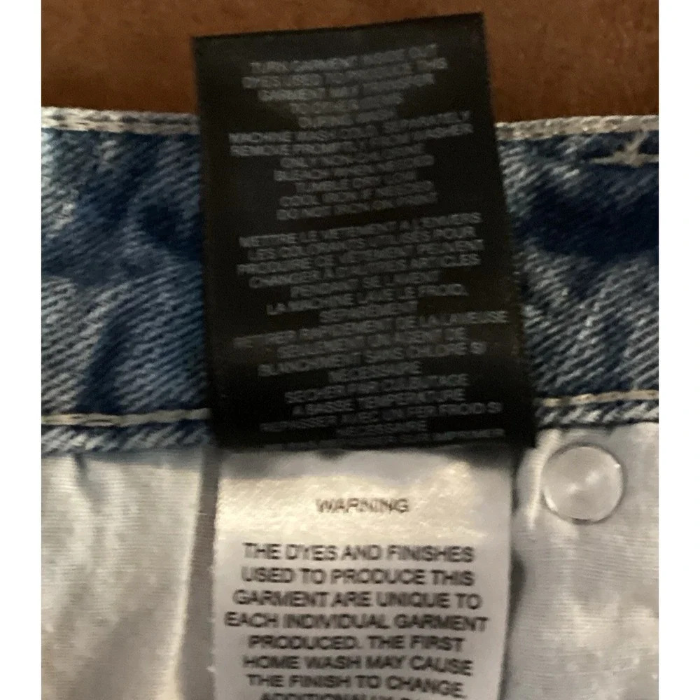 Ninth Hall Ambush Jeans Mens 28 Embroidered Dragon, Blue Denim 90's - Picture 11 of 12